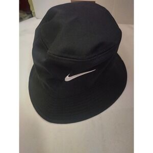 Nike Apex Bucket Hat Black White Swoosh Unisex FB5382-010 Size Small NEW